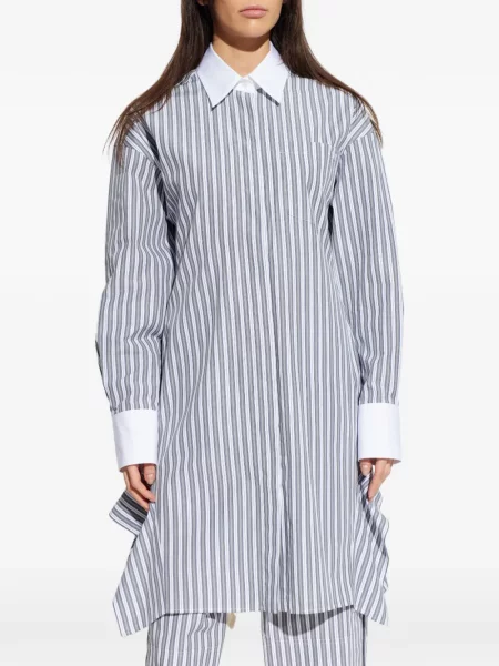 Csíkos ingruha Stella Mccartney szürke
