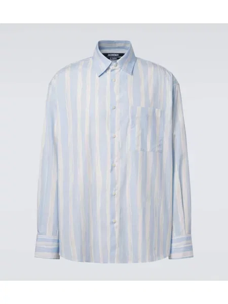 Srajca Jacquemus s črtami modra