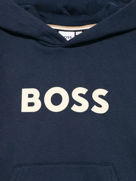 Bluza z kapturem dziecięca Bosswear niebieska