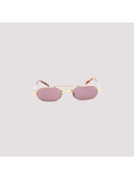Miu Miu Okulary Przeciwsłoneczne Mu gold żółte