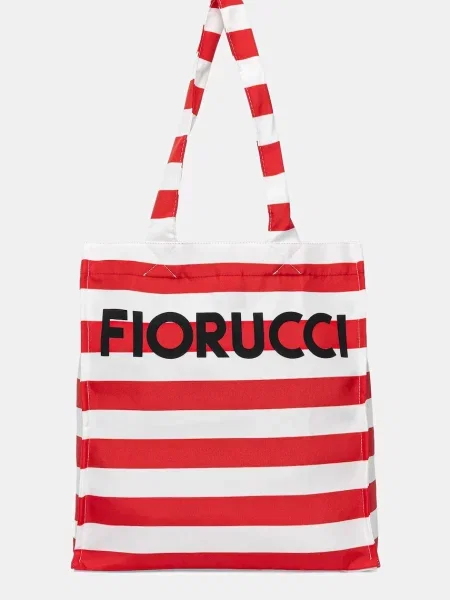 Fiorucci geantă Logo Print Tote rosu
