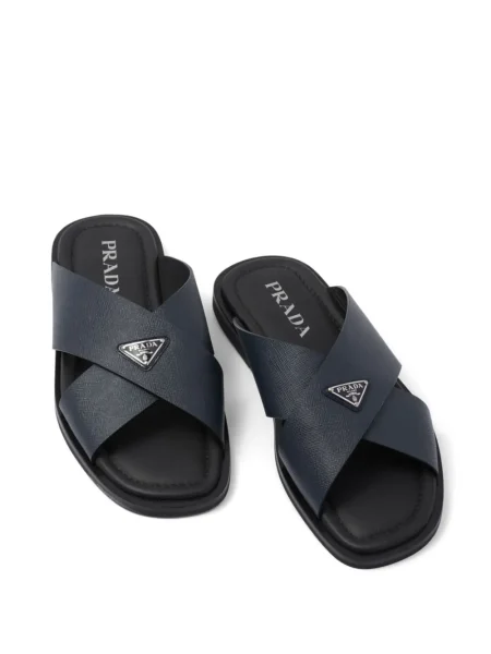 Sandale Prada din piele albastru