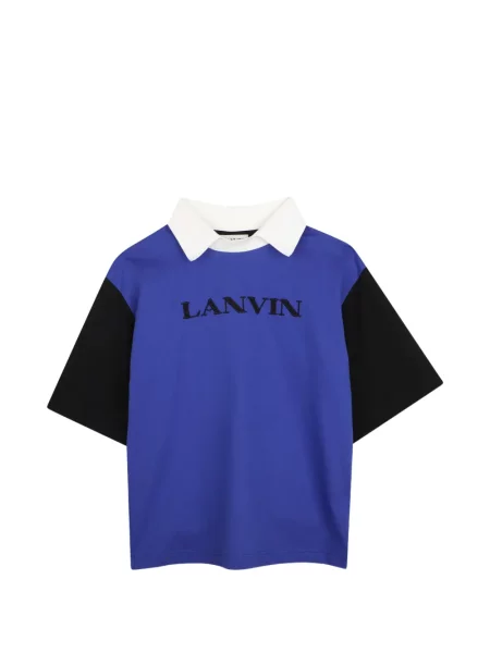Koszulka dziecięca Lanvin Enfant niebieska