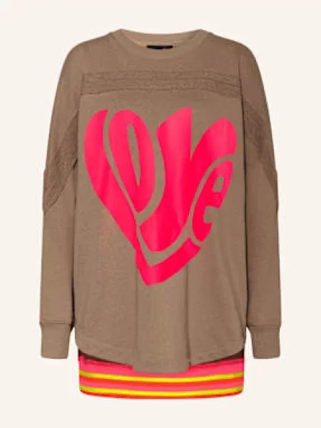 Miss Goodlife Bluza Nierozpinana Oversize beige beżowa