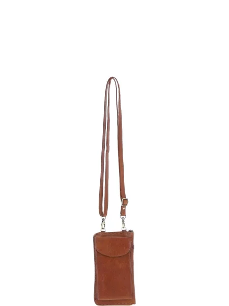 Кожаная сумка через плечо Ashwood Leather коричневая