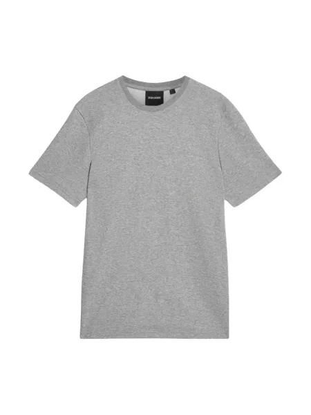 Krótka koszulka Lyle & Scott z krótkim rękawem szara