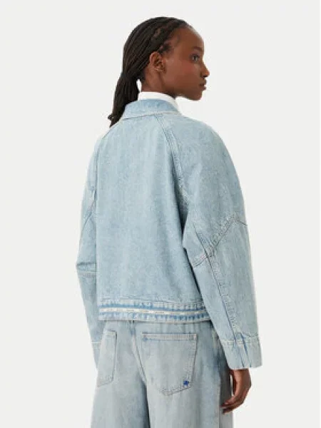 Bunda Calvin Klein Jeans Branded Boxy Denim Jacket Fresh Water M modrá