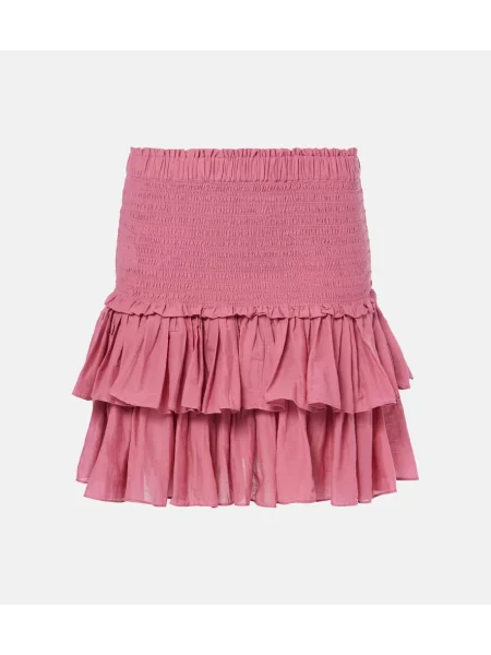 Fustă Marant Etoile cu volane roz
