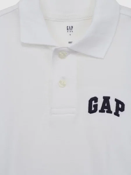 Поло тениска Gap сиво