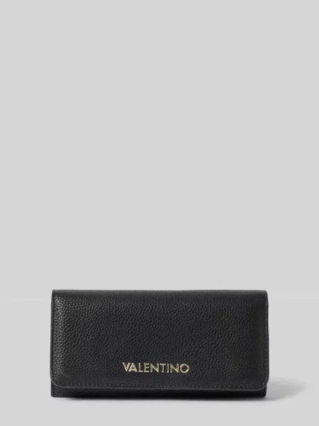 Valentino Bags portfel z imitacji skóry BRIXTON czarny