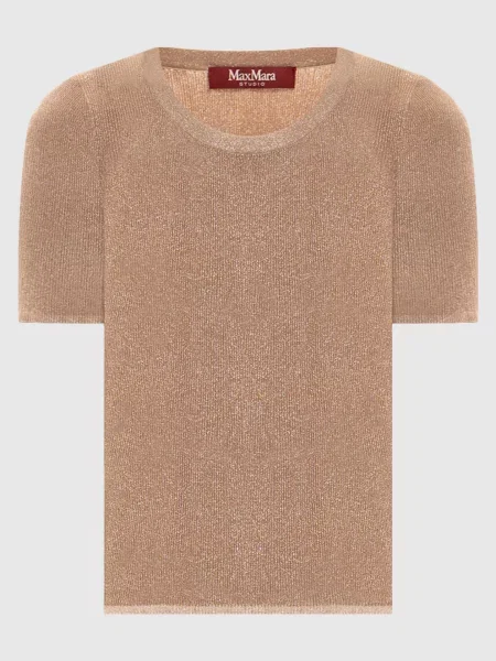 Топ з люрексом Max Mara коричневий