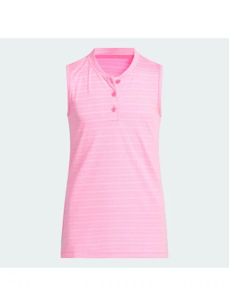 GIRLS SLEEVELESS POLO różowa