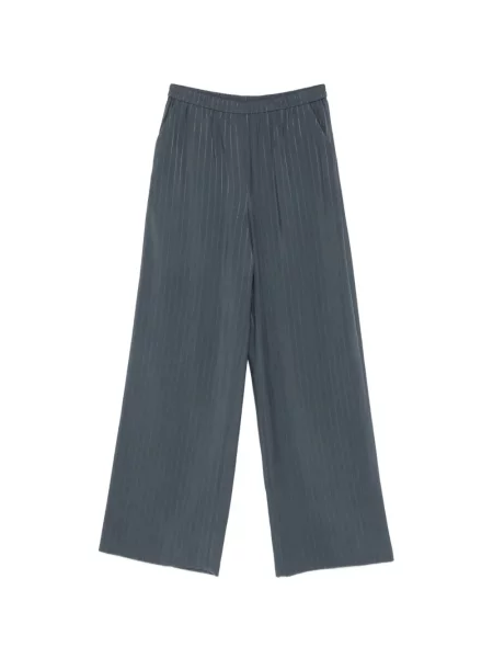 Pantaloni Emporio Armani cu dungi albastru