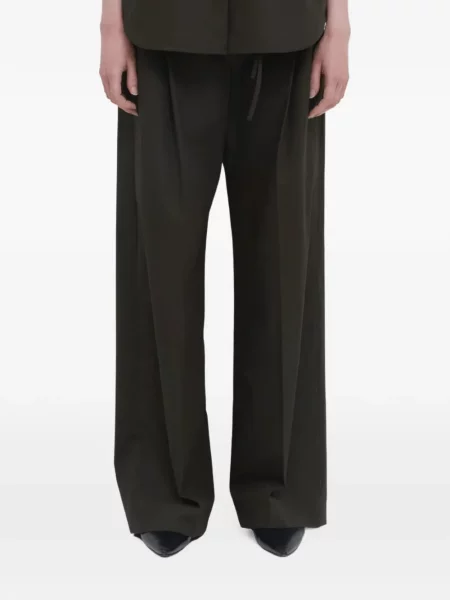 Pantaloni Christian Wijnants cu cordon negru