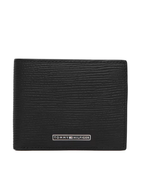 Tommy Hilfiger Pénztárca Th Business Saffi Mini Cc Wallet fekete