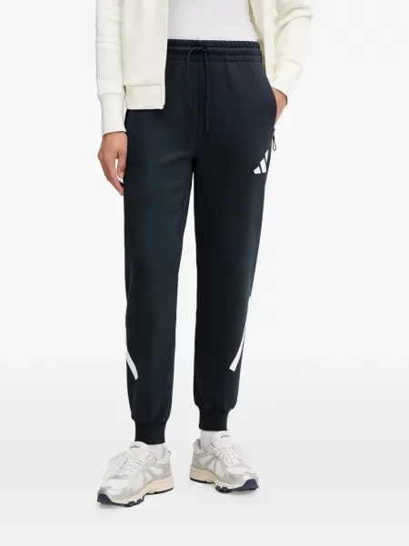 Ριγέ τρέξιμο μπλούζα Adidas από διχτυωτό κόκκινο