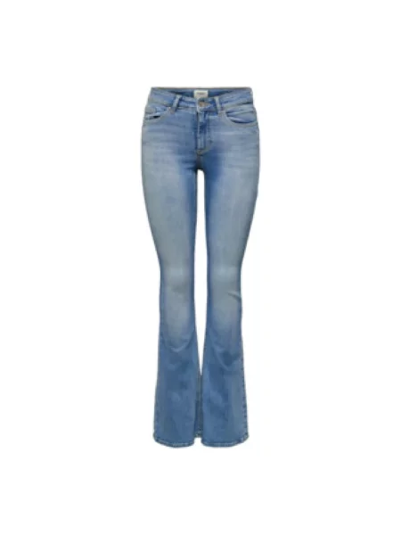 ONLY Jeansy Kobieta L Onlblush Life MID Flared DNM niebieski
