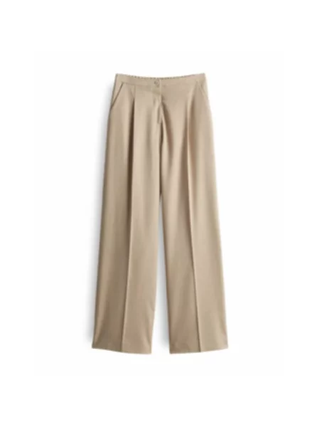 Opus Spodnie Marlena Maiga beige beżowe