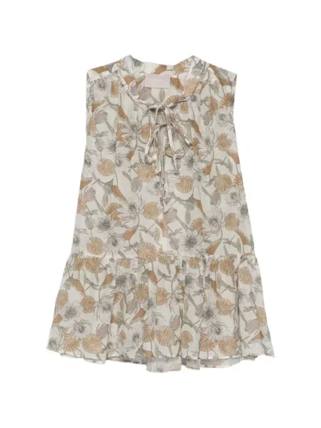 Top Hemisphere cu model floral cu imagine cu legături