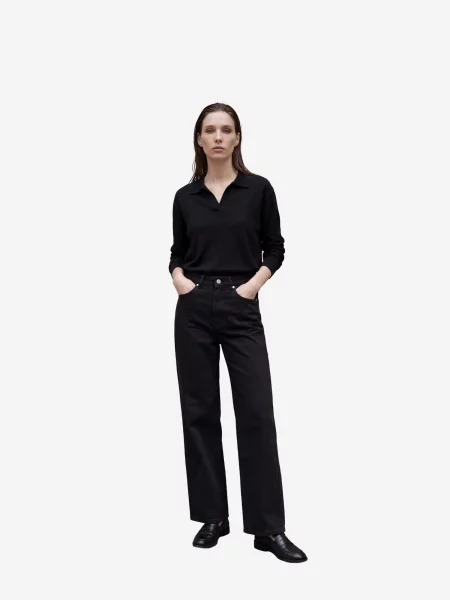My fashion Kavbojke črna