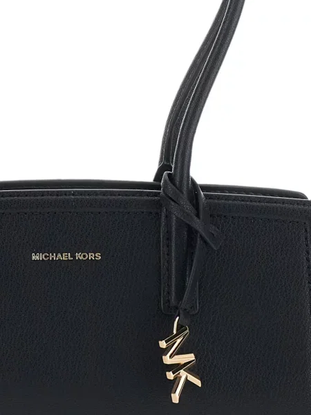 Kožený top Michael Michael Kors černý