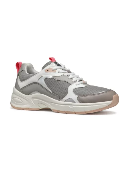 Sneakersy Geox skórzane szare