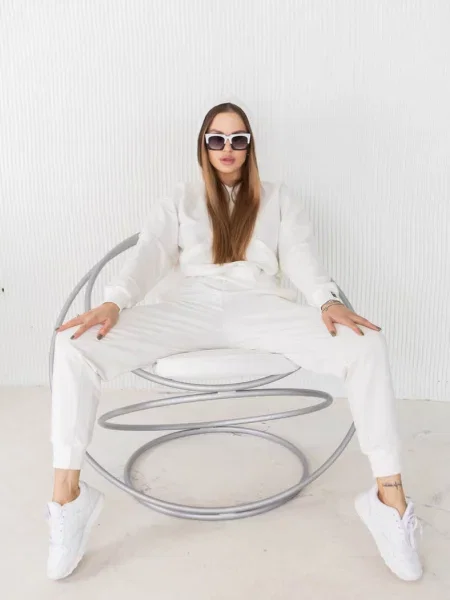 Женский спортивный костюм білий