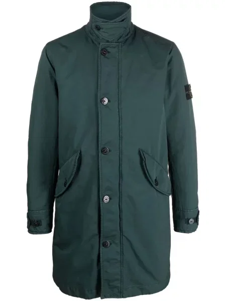 Scurt geacă parka Stone Island cu strasuri