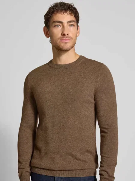 Sweter z dzianiny z mieszanki wełny z domieszką kaszmiru Mcneal