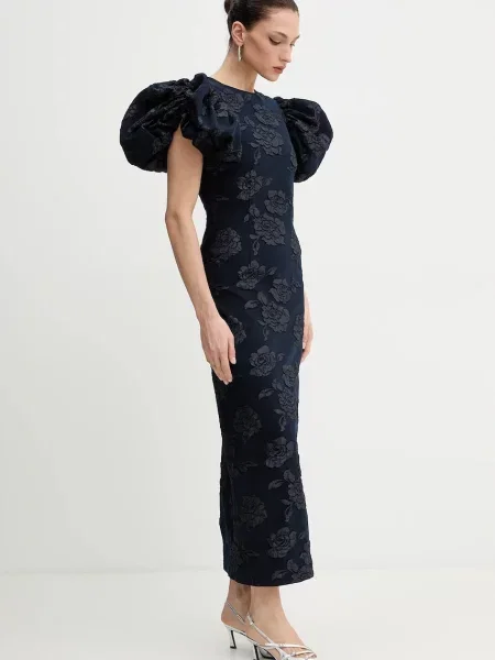 Rotate sukienka granatowy