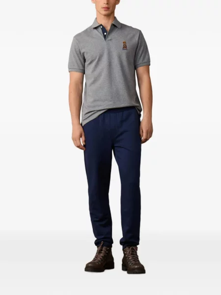 Tricou polo Hackett London gri