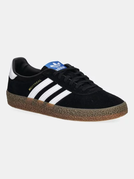 Adidas Originals sneakers din piele intoarsă Montreal RM negru