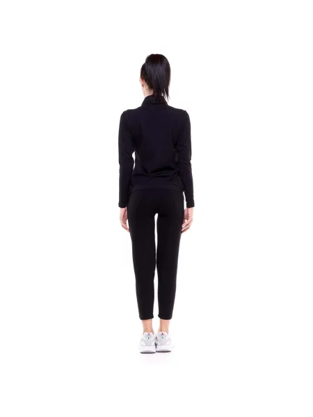 Tricou Leone 1947 cu guler înalt negru