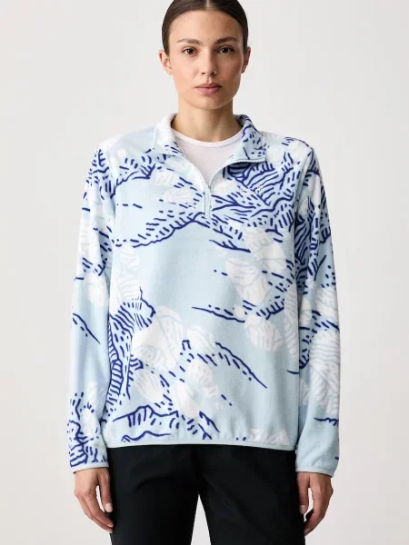 Jack Wolfskin bluză sport pentru femei Paw Era albastru