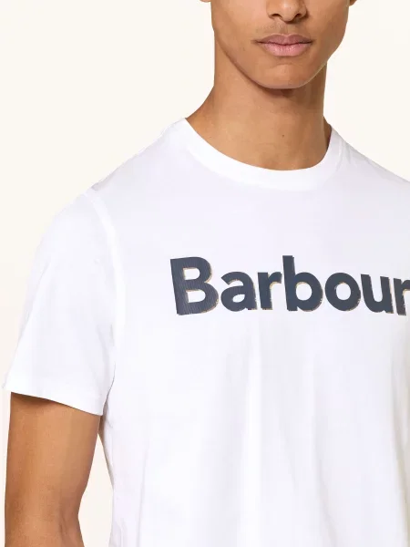 Barbour Tričko Halstow / tmavě modrá bílá