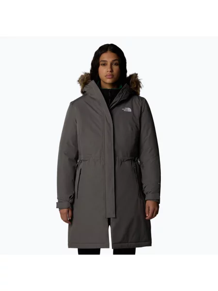Płaszcz puchowy The North Face Zaneck Parka smoked pearl