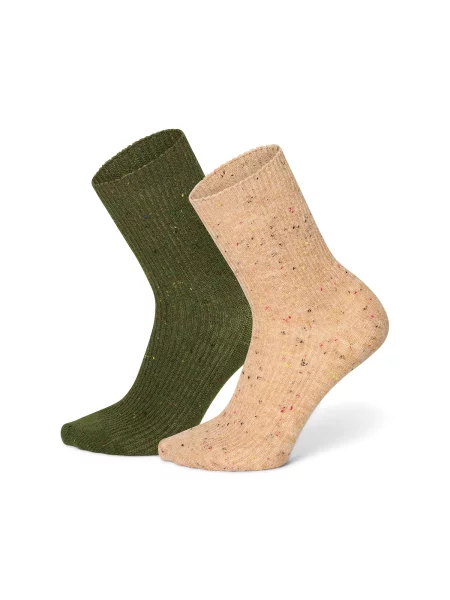 TIMBERLAND Șosete amestecat / verde închis bej