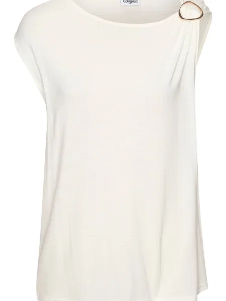VIVANCE Tricou murdar alb