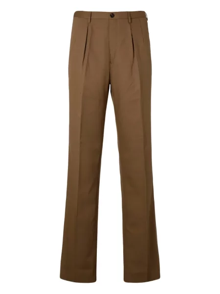 Pantaloni Slowear plisate maro