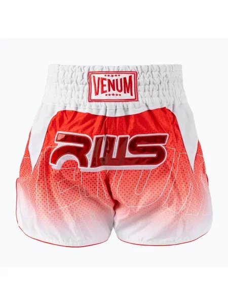 Тренувальні шорти Venum x RWS Muay Thai white/red білі