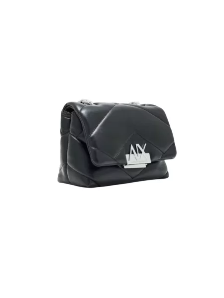 Armani Exchange torebka crossbody z imitacji skóry czarna