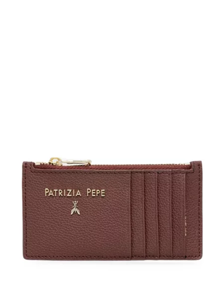 Portofel Patrizia Pepe cu autograf maro