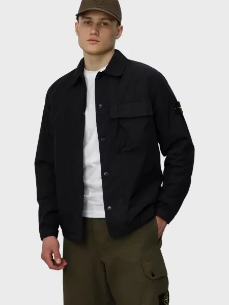 Куртка Stone Island с камнями черная