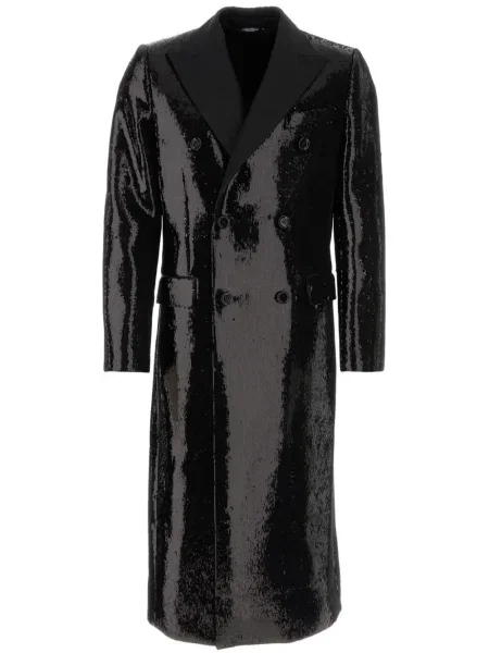 Palton Dolce & Gabbana cu paiete negru
