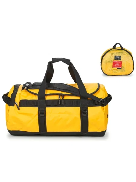 Cestovná taška The North Face Base Camp Duffel M 71 l summit gold/black/npf žltá