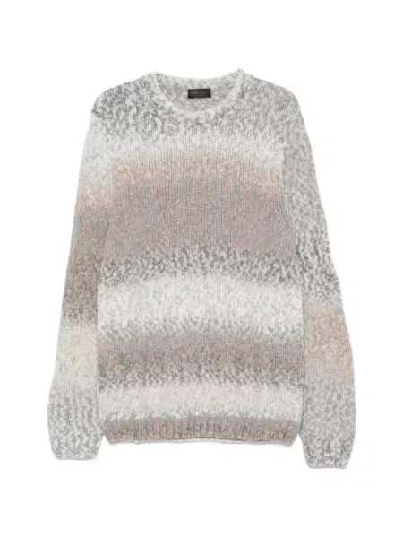 Pulover Dondup cu gradient chunky gri