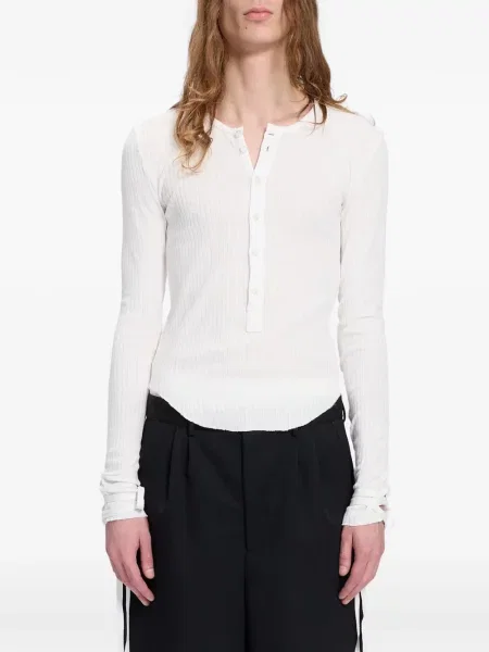 Tricou Ann Demeulemeester alb