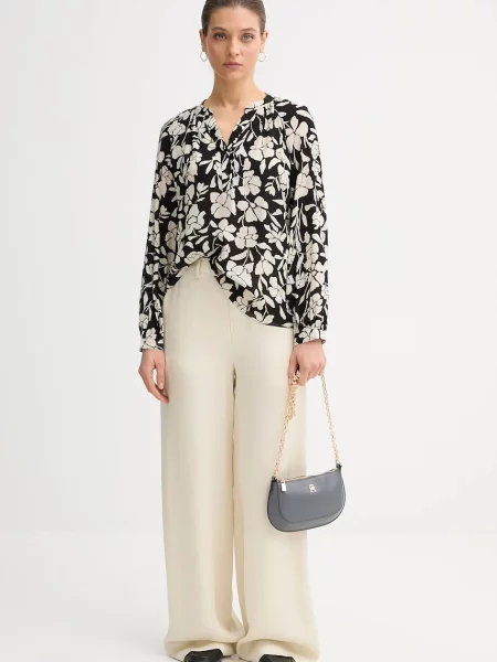 Блузка United Colors of Benetton візерунок бежевий