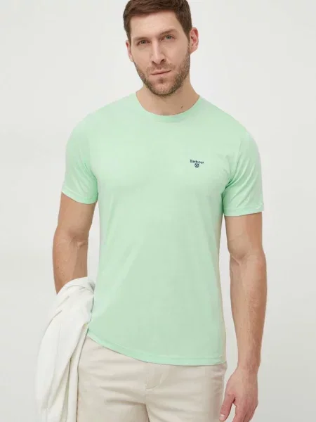 Barbour basic tričko ESSENTIALS zelené
