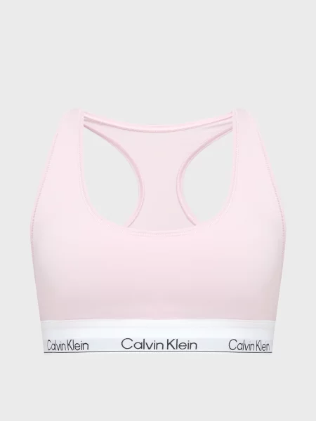 Топ Calvin Klein без подкладки розовый